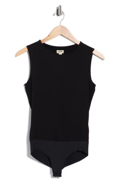 L'agence Amia Sleeveless Bodysuit In Black