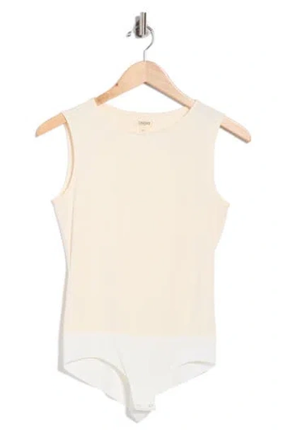 L'agence Amia Sleeveless Bodysuit In Neutral