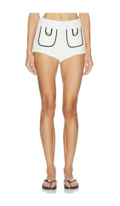 L'agence Amiya Shorts In White