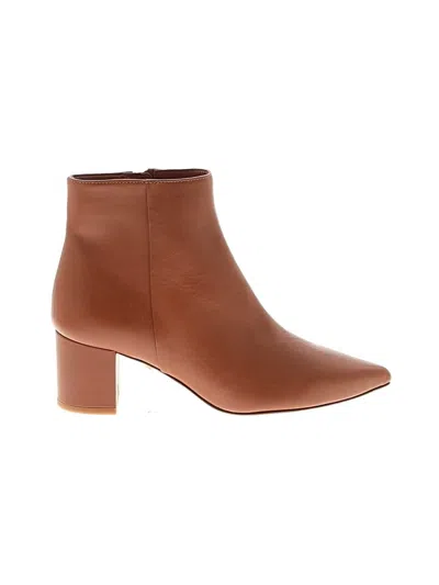 Pre-owned L'agence Ankle Boots In Brown