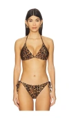 L'agence Annabelle Bikini Top. - In Brown