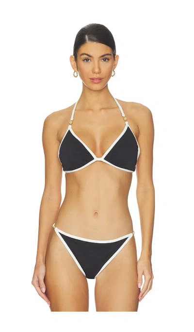 L'agence Annabelle Halter Bikini Top In Multi