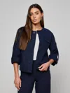 L'agence Anouk Jean Jacket In Blue