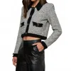 L'agence Arielle Collared Jacket In Black