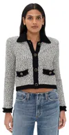 L'agence Arielle Collared Jacket In Black