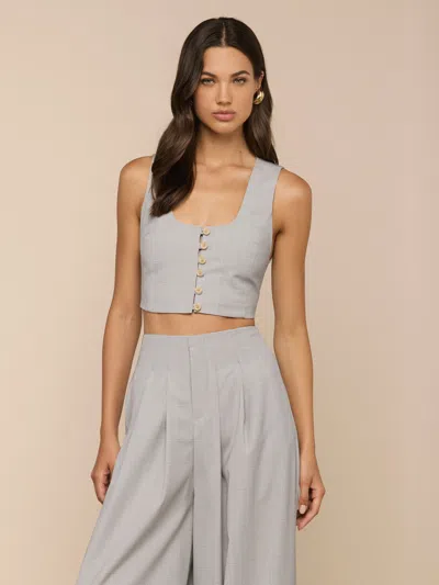 L'agence Arwen Vest In Gray