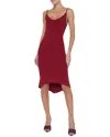 L'agence Asa Knit Dress In Red