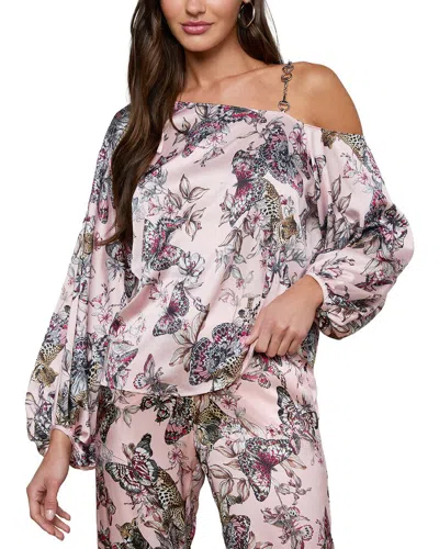 L'agence Asami Chain One Shoulder Blouse