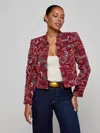 L'agence Asha Jacquard Jacket In Multi