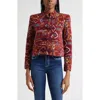 L'agence Asha Tapestry Jacquard Jacket In Multi