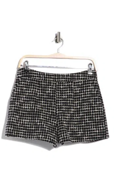 L'agence Ashton Tweed Shorts In Black