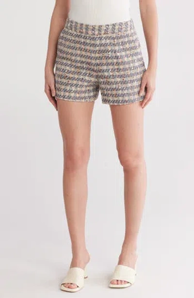 L'agence Ashton Tweed Shorts In Multi
