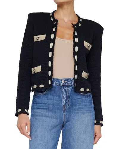 L'agence Astor Cardigan In Black