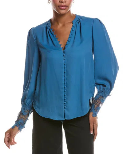 L'agence Ava Lace Cuff Blouse