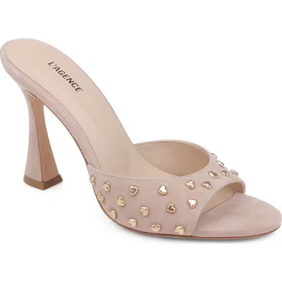 L'agence Avery Iv Studded Mule In Multi