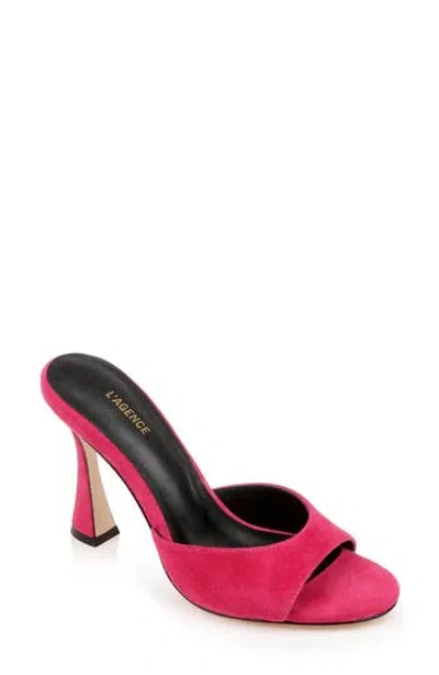 L'agence Avery Slide Sandal In Pink