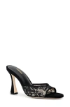 L'agence Avery Slide Sandal In Black
