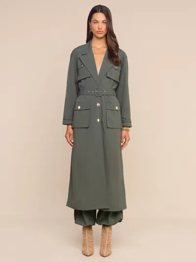 L'agence Axel Windbreaker Trench In Transparent