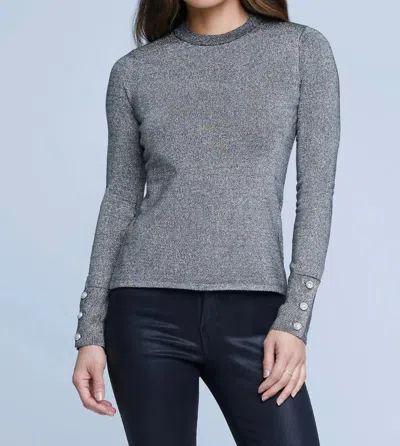 L'agence Ayan Sweater In Grey In Gray