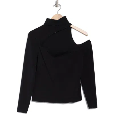 L'AGENCE L'AGENCE AZIA CUTOUT LONG SLEEVE TURTLENECK TOP