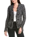 L'agence Azure Cardigan Blazer In Black