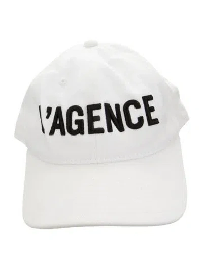 Pre-owned L'agence Baseball Cap In White