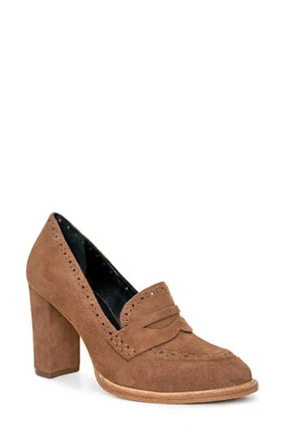 L'agence Bea Penny Loafer Pump In Animal Print