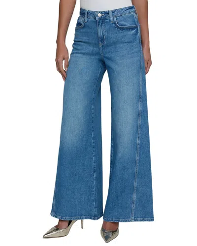 L'agence Beau High-rise T-seam Wide Leg Jean In Blue