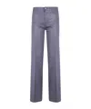 L'agence Belt-loop Jeans In Purple