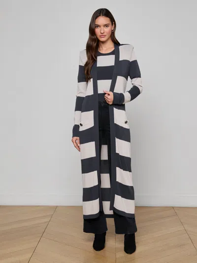 L'agence Berlin Duster Cardigan In Multi