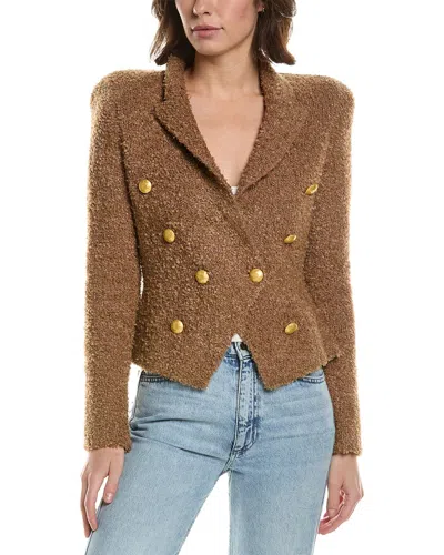 L'agence Bethany Cardigan In Brown