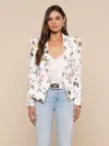 L'agence Bethany Structured Blazer In White