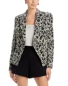 L'agence Bethany Structured Blazer In Gray
