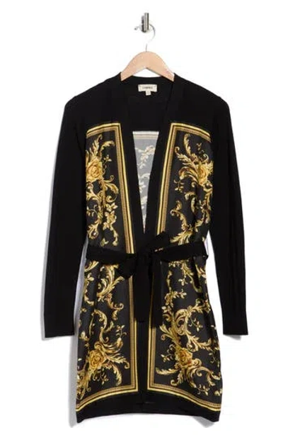 L'AGENCE L'AGENCE BEVERLY SELF TIE LONGLINE CARDIGAN