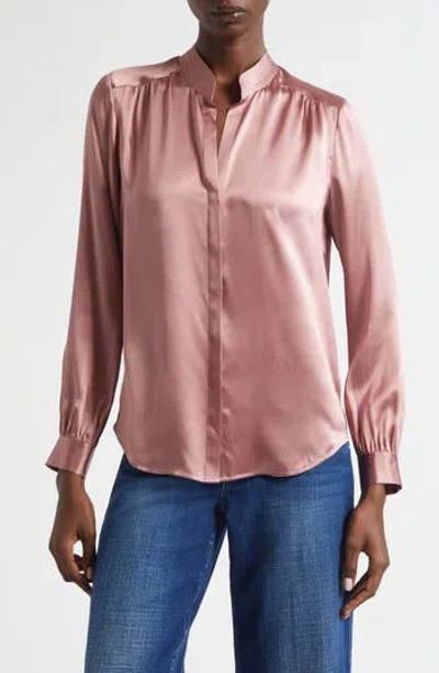 L'agence Bianca Silk Satin Blouse