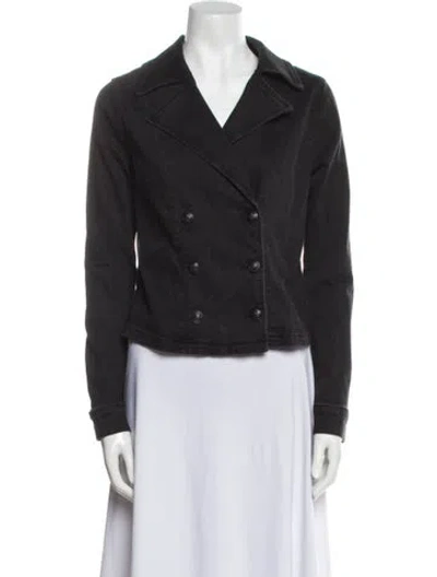 Pre-owned L'agence Biker Jacket In Black