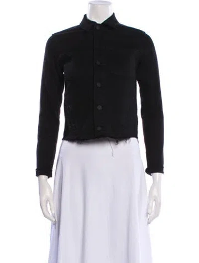 Pre-owned L'agence Biker Jacket In Black