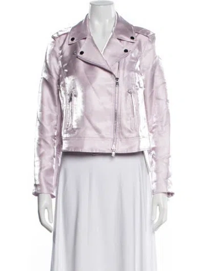 Pre-owned L'agence Biker Jacket In Multi