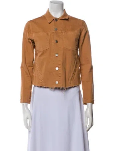 Pre-owned L'agence Biker Jacket In Neutral