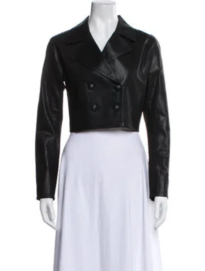 Pre-owned L'agence Biker Jacket W/ Tags In Black