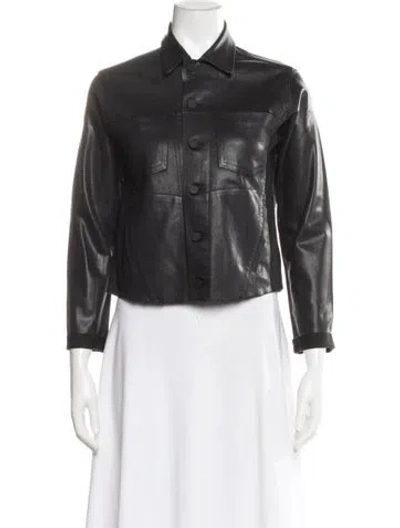 Pre-owned L'agence Biker Jacket W/ Tags In Black