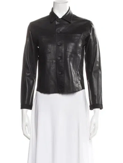 Pre-owned L'agence Biker Jacket W/ Tags In Black