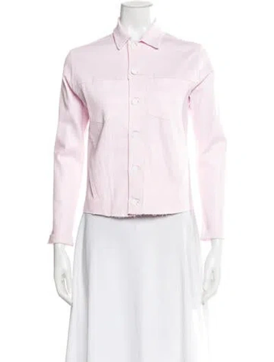 Pre-owned L'agence Biker Jacket W/ Tags In Pink