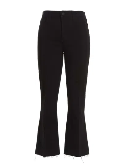 L'AGENCE WOMEN BLACK FLARED JEANS