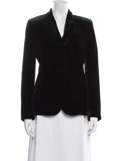 Pre-owned L'agence Blazer In Black