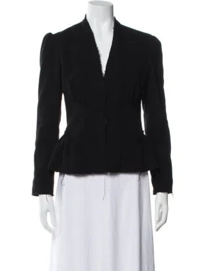 Pre-owned L'agence Blazer In Black