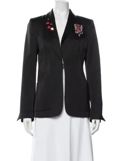 Pre-owned L'agence Blazer In Black