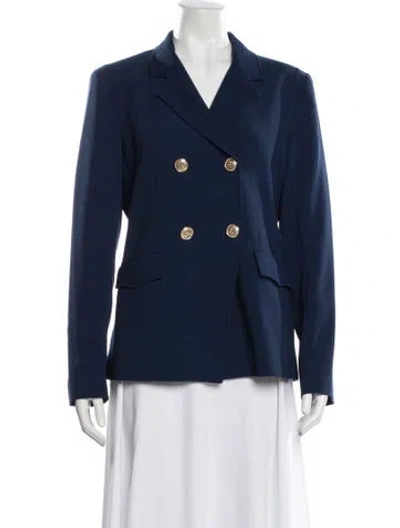 Pre-owned L'agence Blazer In Blue