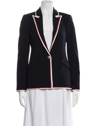 Pre-owned L'agence Blazer In Blue