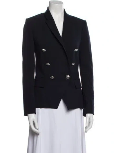 Pre-owned L'agence Blazer In Blue